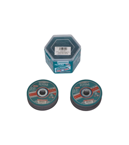 TOTAL - SET 50 DISCURI ABRAZIVE TAIERE METAL - 115MM