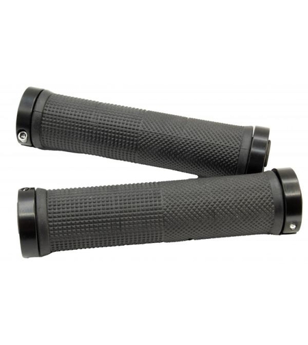 MANSOANE - STRIKE Inele blocare din Aluminiu - TPR Forma egonomica - Bi-Color (Negru - Gri) -
