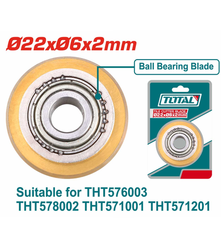 TOTAL - LAMA TAIERE - CARBID TUNGSTEN - CU RULMENT - COMPATIBIL CU THT576003 THT578002 THT571001 T