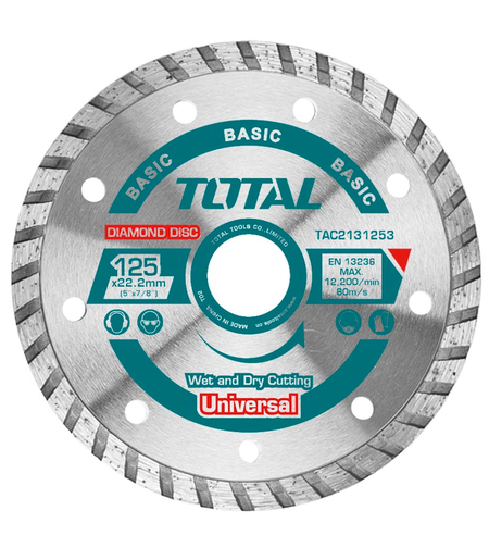 TOTAL - DISC DEBITARE BETON - 125MM