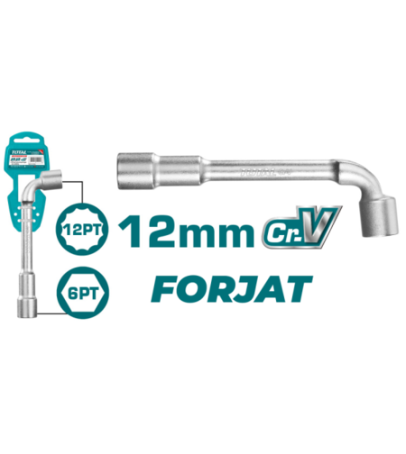 TOTAL - CHEIE TUBULARA TIP L - 12MM (INDUSTRIAL)