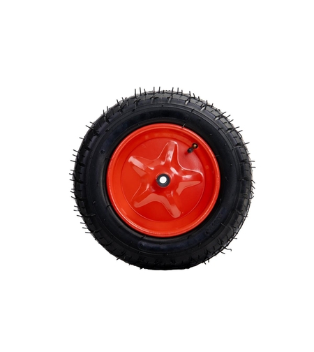Roata roaba - TT - ax subtire 14mm - mixt - 3.50-8 8PR
