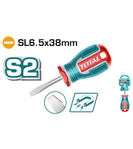 TOTAL - SURUBELNITA DREAPTA - 6.5MM - 38MM -(INDUSTRIAL)