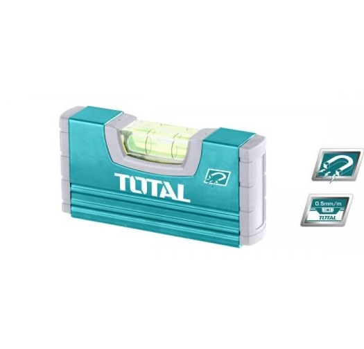TOTAL - NIVELA MAGNETICA CU BULA - 10CM - PRECIZIE 0.5MM (INDUSTRIAL)