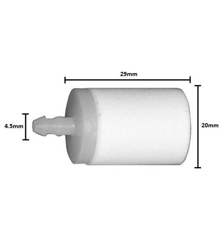Filtru benzina Husqvarna - 4.5mm -