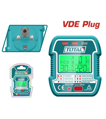 TOTAL - STECHER TESTER VDE, ECRAN LCD
