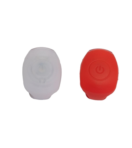 SET LUMINI SILICON - TRIP 2 LED-uri Albe SUPER BRIGHT 2 LED-uri Rosii SUPER BRIGHT 2 Functii