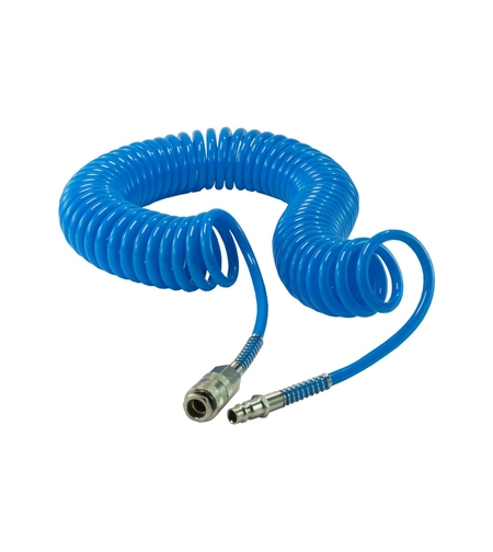 Furtun pneumatic spiralat PU 5x8 mm, 10 m