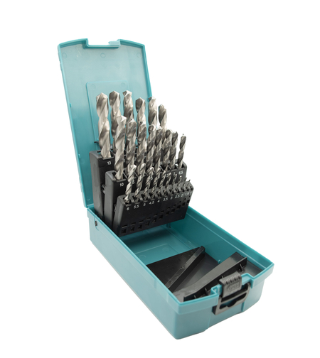 TOTAL - SET BURGHIE PENTRU METAL HSS: 25 BUC (INDUSTRIAL)