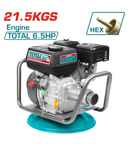 TOTAL - VIBRATOR DE BETON PE BENZINA - 4800W PRINDERE HEX