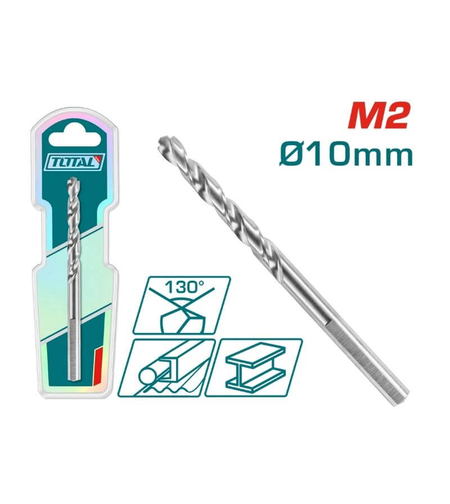 TOTAL - BURGHIU PENTRU METAL M2 HSS - 10MM