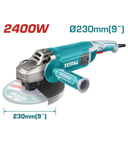 TOTAL - POLIZOR UNGHIULAR - 230MM - 2400W (INDUSTRIAL)