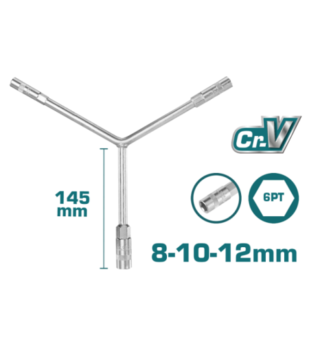 TOTAL - CHEIE TIP Y - 8-10-12MM (INDUSTRIAL)