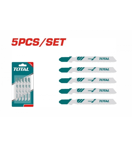 TOTAL - SET LAME FIERASTRAU PENDULAR PENTRU METAL 76MM - 5 BUC