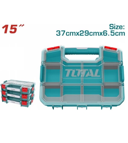 TOTAL - ORGANIZATOR PENTRU SCULE DIN PLASTIC 370MM*290MM*65MM