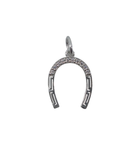 Pandantiv din Argint 925 Potcoava cu Pietre, 1.23 g