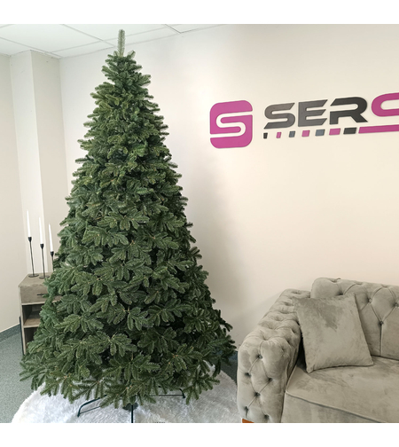 Brad artificial Christmas Deluxe by Sersimo, Canada verde, 3D, 250cm