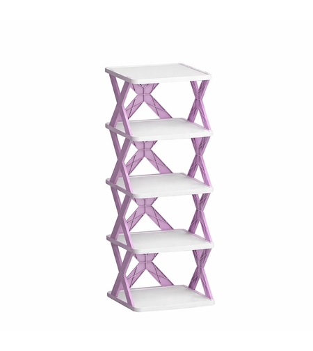 Organizator de Pantofi, Flippy, 5 Straturi, din ABS, Suport Modular, 65.5 x 24 x 26 cm, Mov