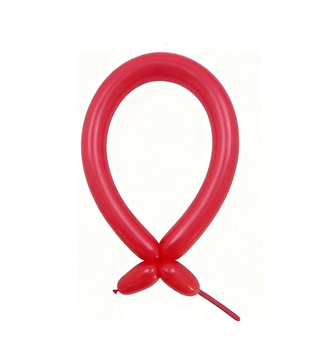 Baloane de Modelaj, Flippy, Set 50 bucati, Model Standard, din Latex, 30 x 1.5 cm, 1.8 g per unitate, pana la 150 cm, Rosu