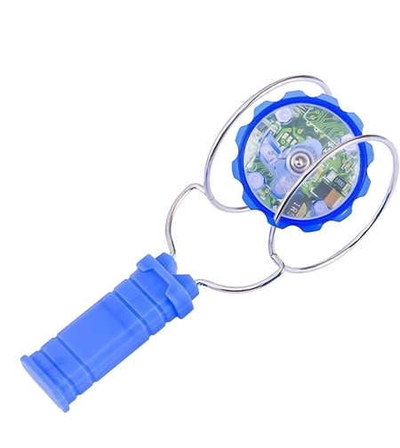 Jucarie Interactiva, Flippy, Titirez Magnetic, cu Led, 19.8 x 5 cm, Albastru
