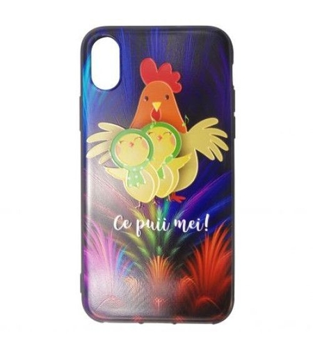 Husa Apple iPhone 6/6S Multicolor Mesaj Pui