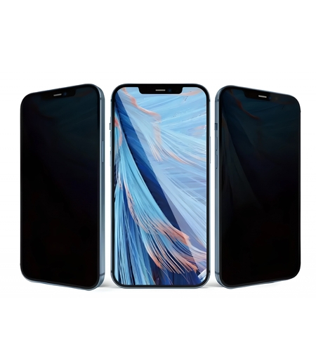 Folie protectie Flippy pentru iPhone 14 Plus, Sticla securizata, temperata, duritate 9H, Privacy 360, Transparenta, Protectie Completa