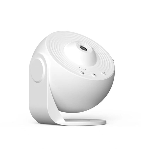 Lampa Tip Proiector Galaxie, Flippy, pentru Dormitor, Tematica Cer Instelat, Model Glob, HD, Rotire 360 de Grade, 13 Imagini, Incarcare USB, 5 W, 11.2x10.8x10.9 cm, Alb