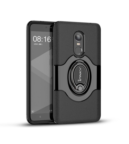 Husa de protectie pentru Xiaomi Redmi Note 4X Ipaky Ring Negru