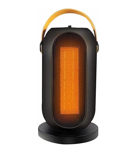 Aeroterma / Radiator Flippy PTC-1500Q1, 1200 W, 2 trepte de putere, termostat reglabil, Negru