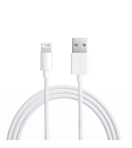 Cablu Date Compatibil iPhone 1 m Bulk, Alb