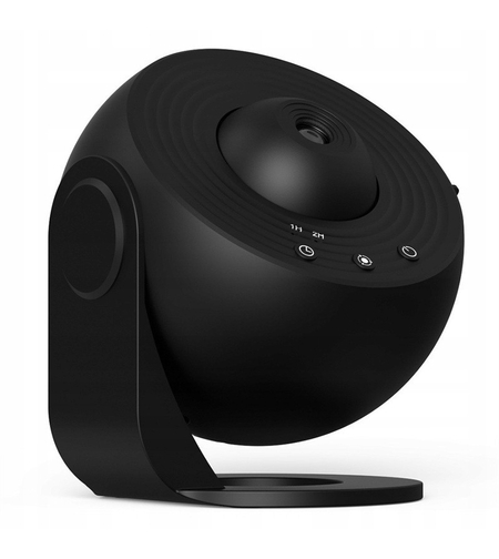 Lampa Tip Proiector Galaxie, Flippy, pentru Dormitor, Tematica Cer Instelat, Model Glob, HD, Rotire 360 de Grade, 13 Imagini, Incarcare USB, 5 W, 11.2x10.8x10.9 cm, Negru