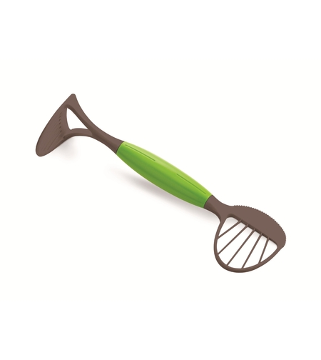 Feliator Multifunctional pentru Avocado, Flippy, pentru Taierea in Cubulete si Pasare, pentru Bucatarie, Preparare Guacamole, ABS, 24x7x6 cm, Verde