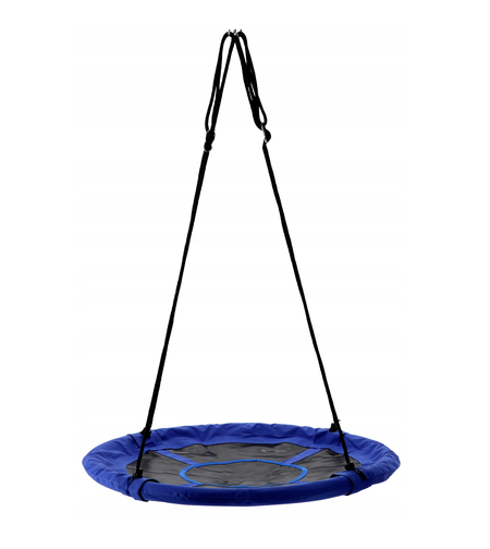 Leagan tip cuib Sersimo G-Line, 100cm, inaltime reglabila, 150 kg, Albastru Negru