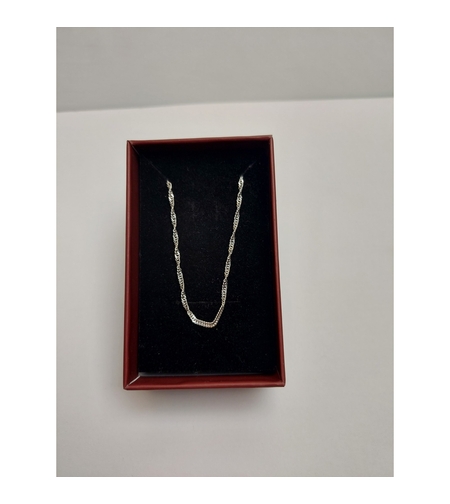 Lantisor Argint 925 Rasucit 55 cm, Jolie Silver, 2.6g