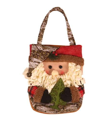Geanta pentru Cadouri de Craciun, Flippy, Model Mos Craciun, Decoratiune Sarbatori, 46x23x2 cm, Multicolor
