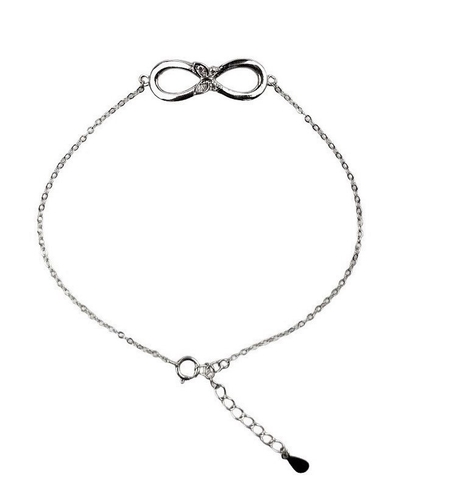 Bratara Argint 925, Infinit cu Fluture