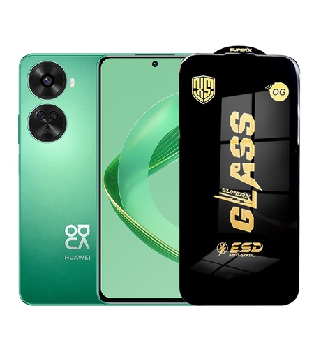 Folie de Protectie pentru Huawei Nova 12 SE, Vafy, Sticla Securizata ESD, Margini Negre, Rezistenta la Zgirieturi, Antistatica, 0.35 mm, Transparenta