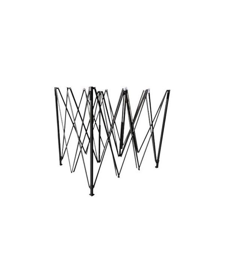 Cadru Metalic pentru Cort Pavilion, Vafy, Pliabil de tip Pavilion, Fara Prelata/Unelte, Deschidere Tip Armonica, 4.3 x 2.9 x 2.7 m, Negru