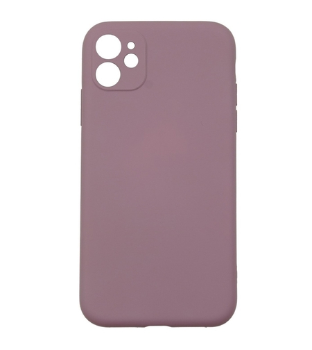 Husa de Protectie, Vafy, pentru Apple iPhone 12 Pro Max, din Silicon Lichid, cu Interior din Microfibra, Mov