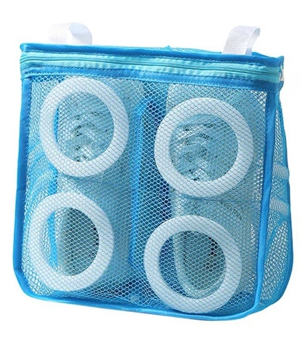 Sac pentru Spalare Incaltaminte, Flippy, pentru Masina de Spalat, 28x24.5x8 cm, Albastru