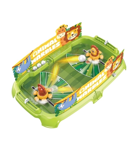Joc de Masa Interactiv Lion Battle pentru Copii, Flippy, 4 Mingi, Tabela Scor, 40.7x27x14 cm, Verde