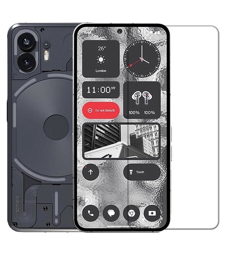 Folie Sticla Securizata pentru Nothing Phone 2, Vafy, Sticla de protectie Compatibila cu Nothing Phone 2, 2.5D, HD, Transparenta