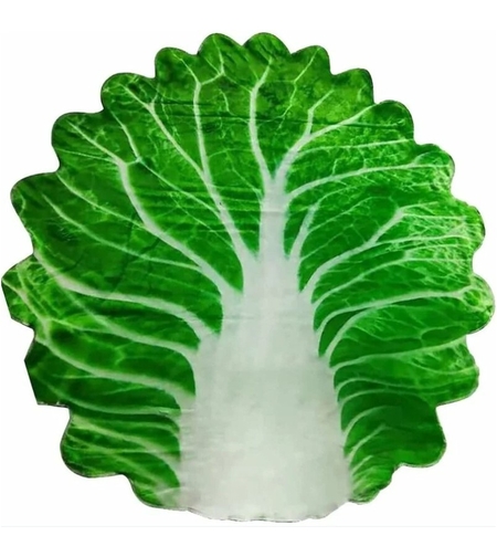 Set patura flanel si caciula Flippy, forma frunza de salata, pentru nou-nascuti, material poliester, 85 cm, verde