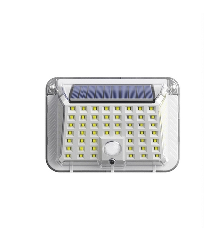 Lampa solara de perete Flippy, 90 LED-uri SMD, senzor de miscare, IP65, 1200mAh, material ABS, lumina alb rece, alb