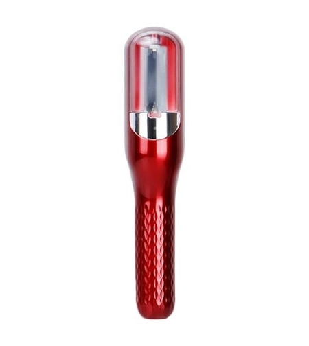 Aparat de Reparare a Varfurilor Despicate, Vafy, Netezirea Firului de Par, din ABS+PC, cu Ioni Negativi, Baterie 500 mAh, 24.8 x 5.3 x 5 cm, Rosu