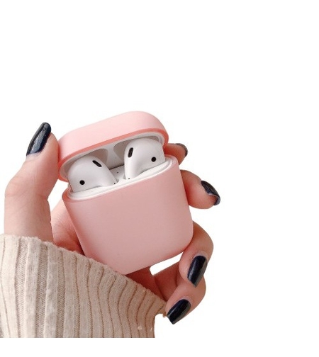 Husa AirPods cu Inel Prindere Roz