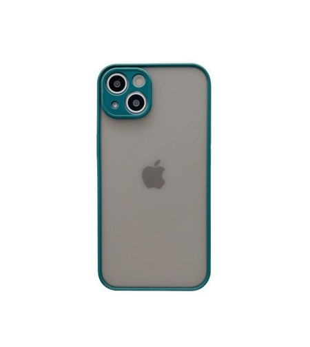 Husa protectie Vafy compatibila cu Apple iPhone 13 Phantom Tpu Verde