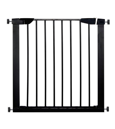 Poarta de siguranta Safety Gate pentru scari, ajustabila 75-82 cm, din otel, neagra