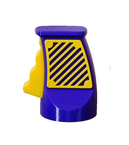 Desfacator Doze, Vafy, din ABS, 10.7 x 8 cm, Manual, Albastru/Galben