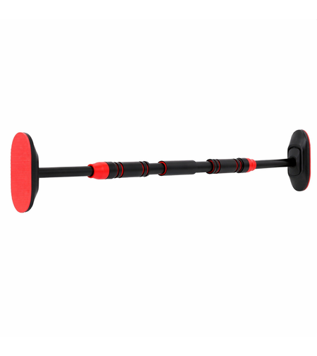 Bara tractiuni reglabila pentru usa 72-105 cm, otel si spuma NBR, capacitate 180 kg, negru